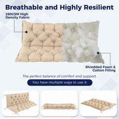 IASEAHK underside anti-slip particles visible to keep cushion secure on outdoor furniture