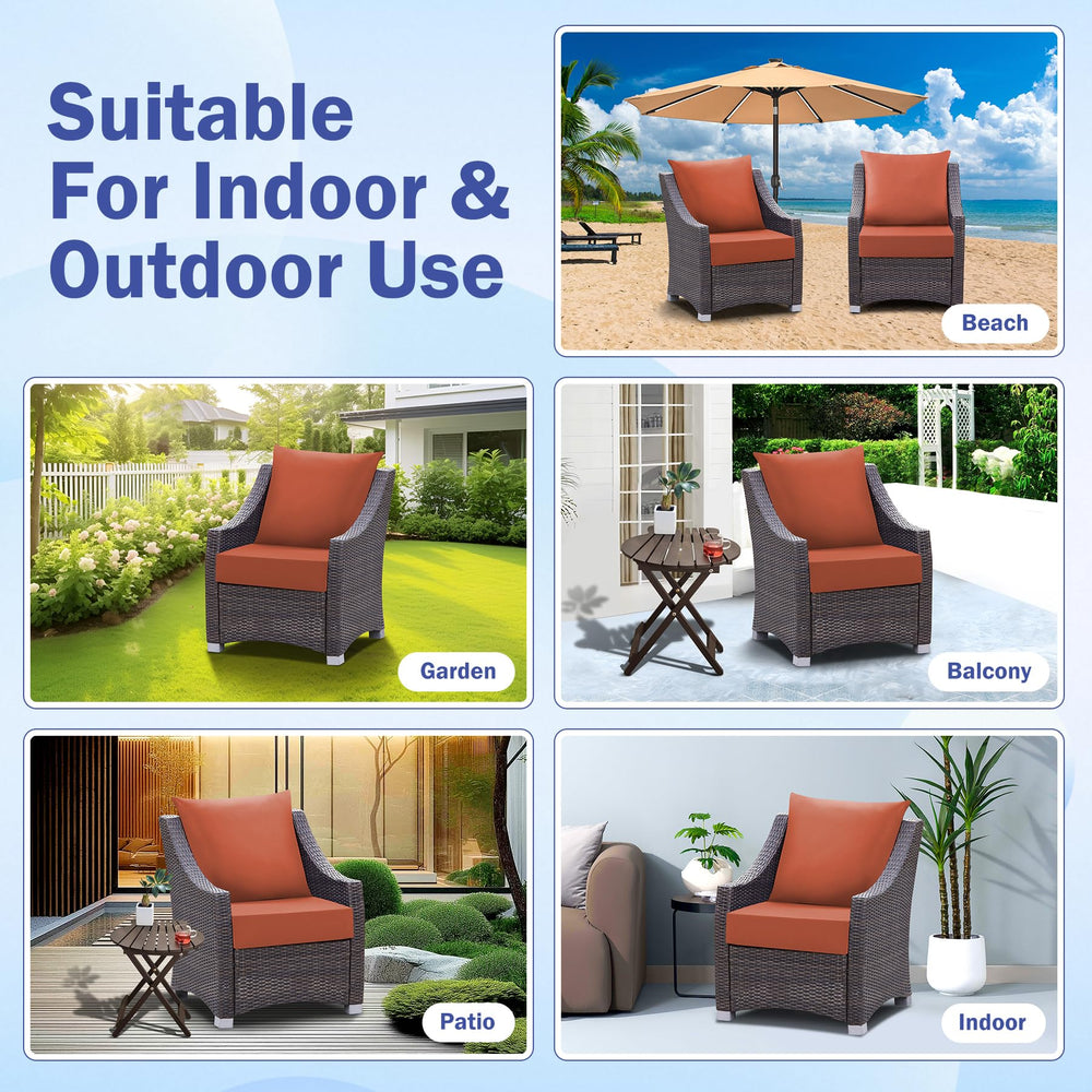 IASEAHK cushion next to chair showing size and fit