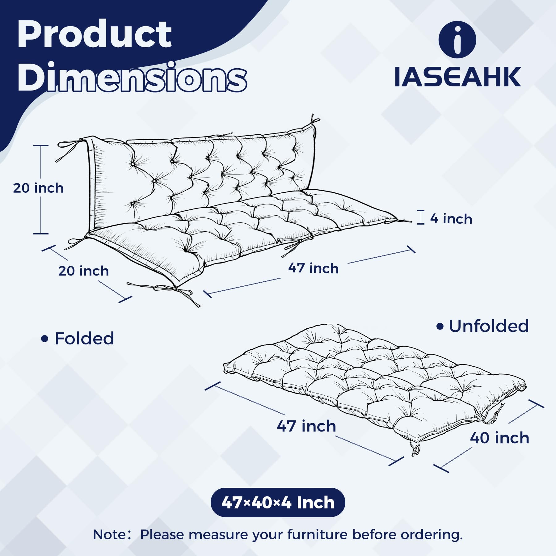 IASEAHK lazos y base antideslizante aseguran fijación estable