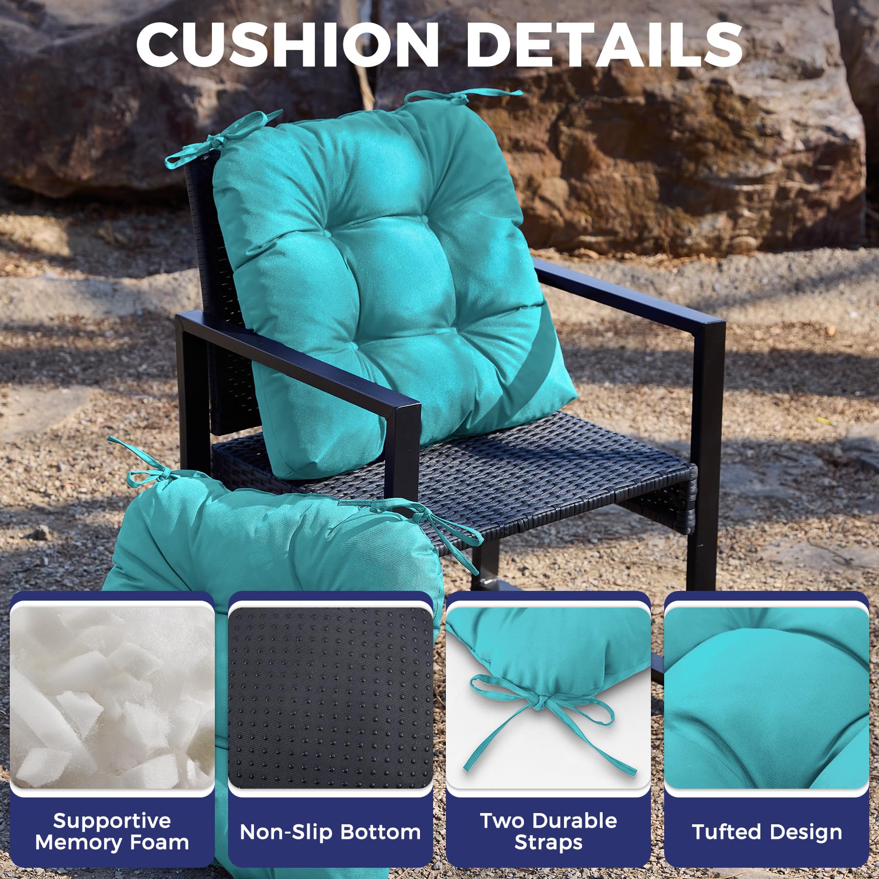 IASEAHK shredded foam cross-section demonstrating resilient support and comfort