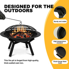 IBGUC fire pit in backyard use providing warm atmosphere for family gatherings