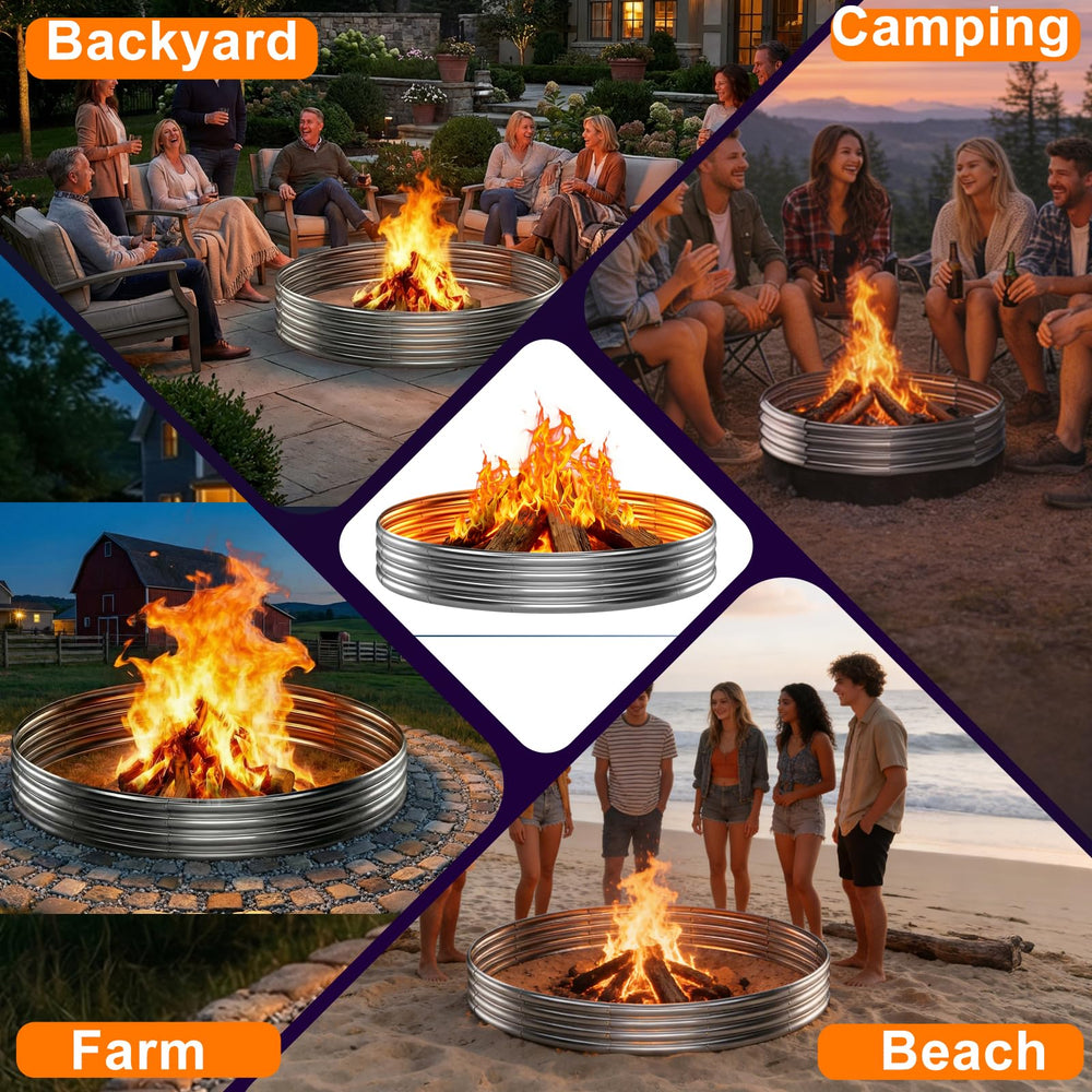 IBGUC fire pit packed for camping showing portability and easy transport advantage