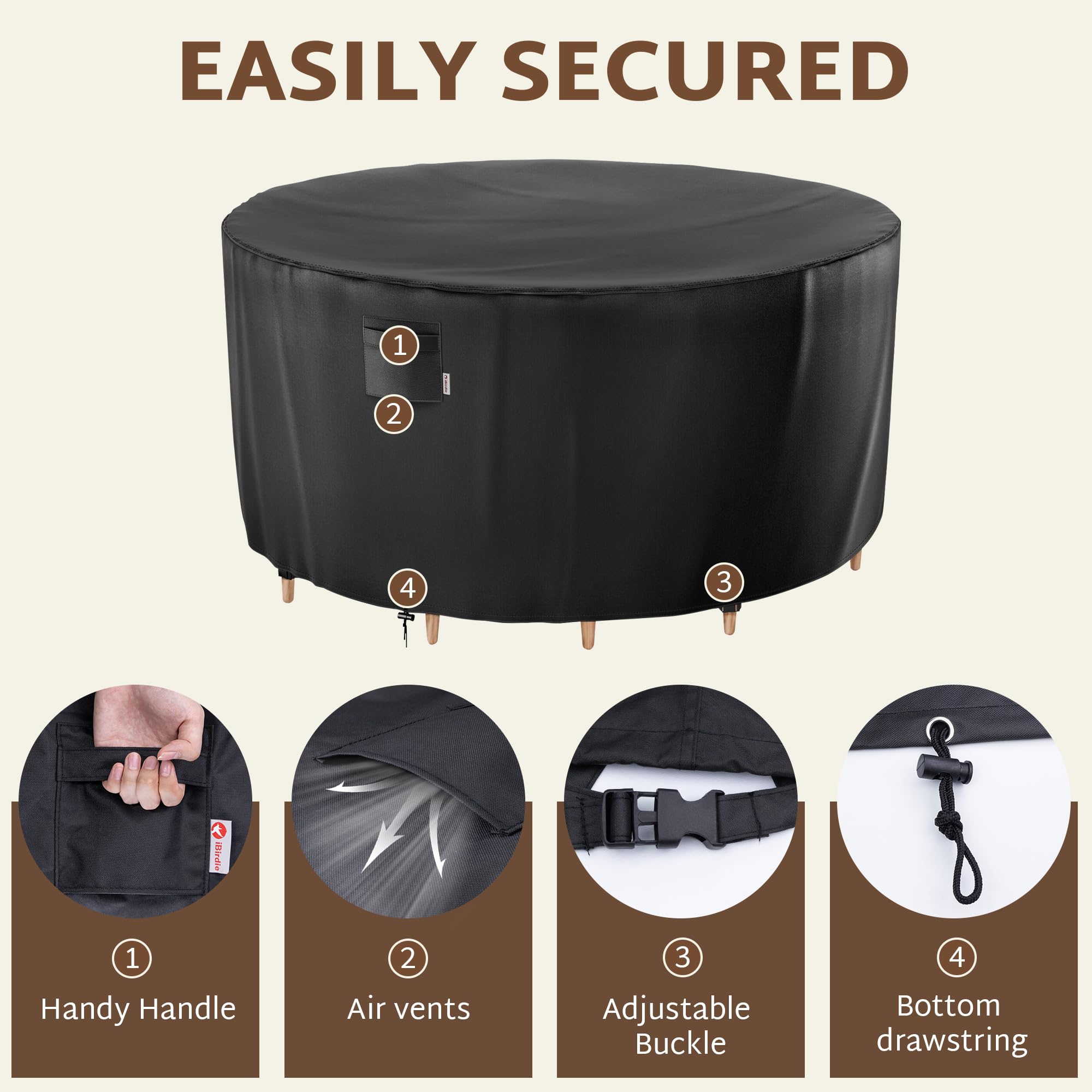 iBirdie air vent detail reducing interior condensation for protected furniture