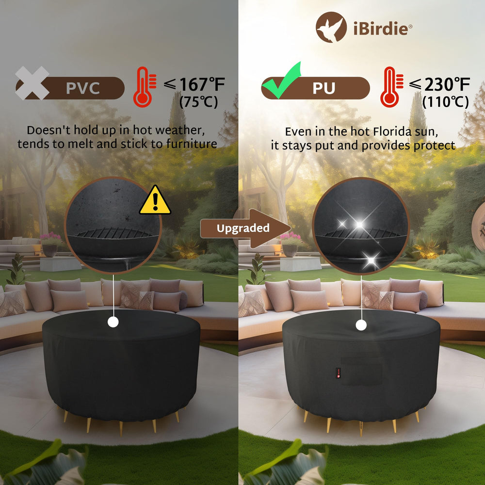 iBirdie folded compactly for storage saving space in garage or shed