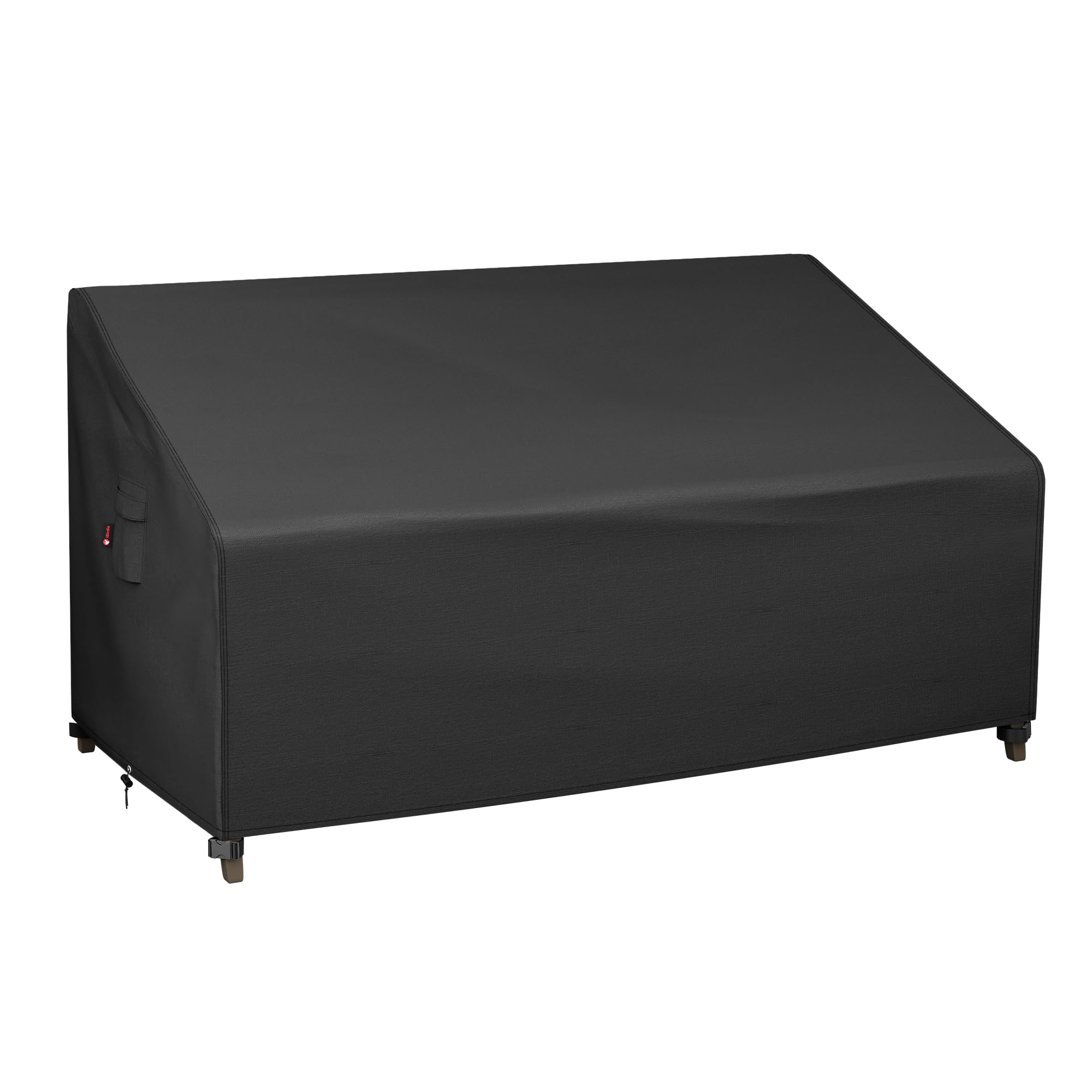 iBirdie front view of patio sofa cover showing full-fit protection