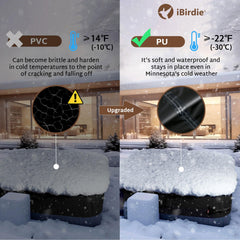iBirdie side air vent detail, allows moisture to escape and prevents mildew