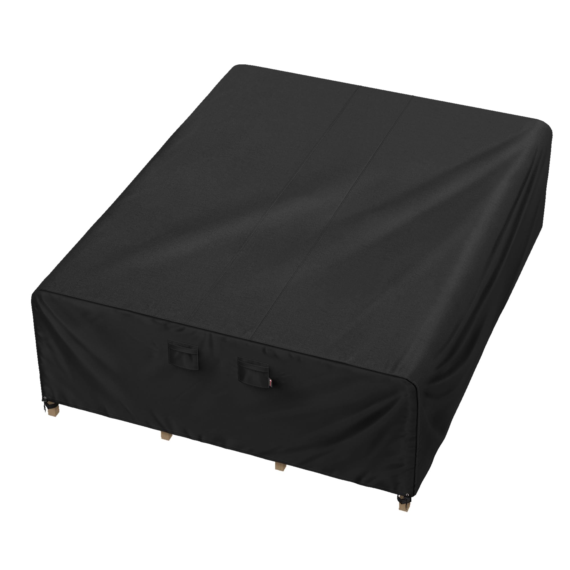 iBirdie front view of full 120x76in cover showing complete protection and neat fit