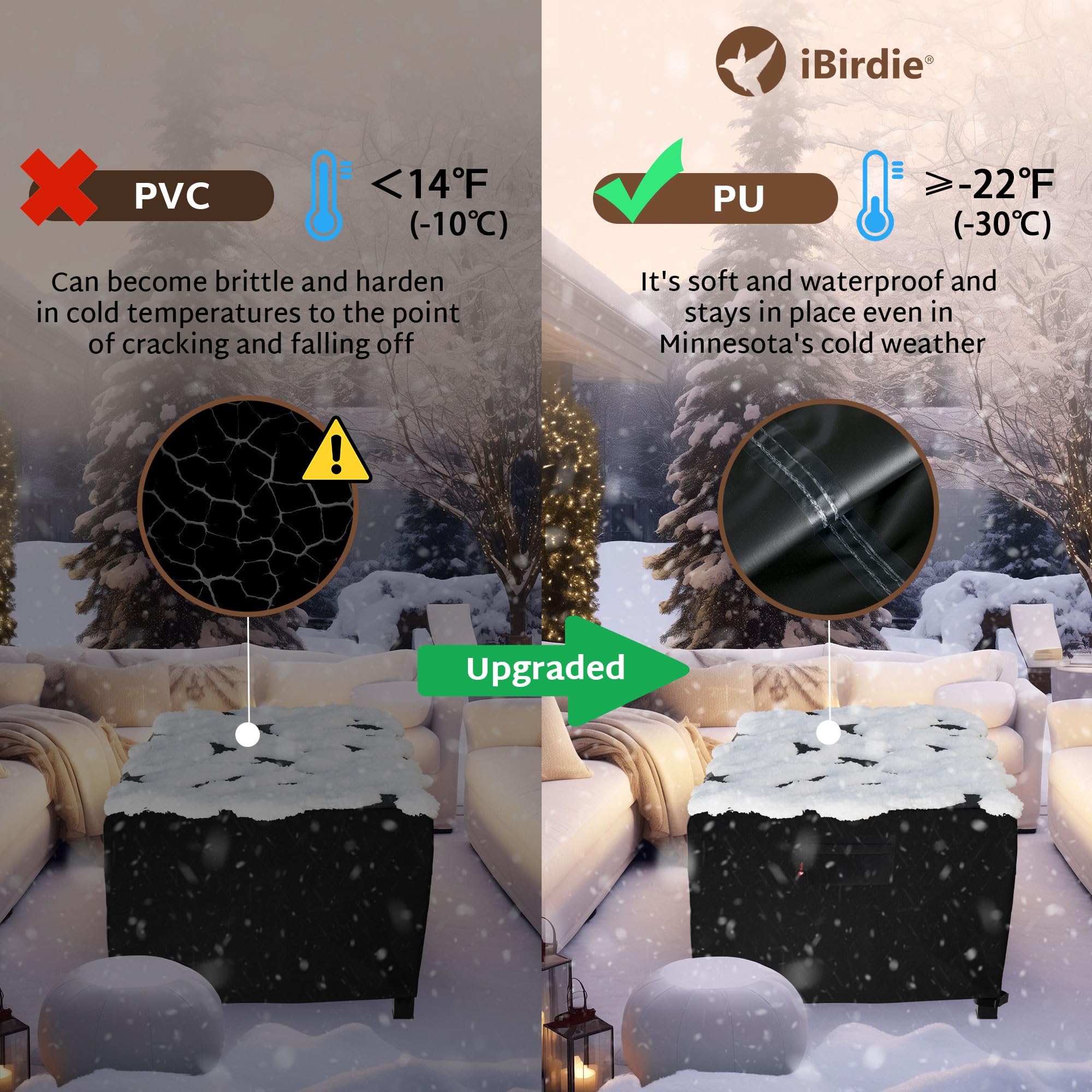 iBirdie scale comparison next to chair to show correct sizing
