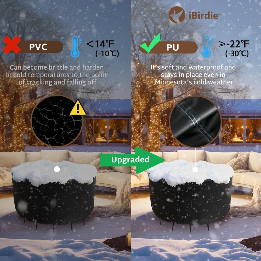 iBirdie beading water on surface illustrating waterproof protection from rain