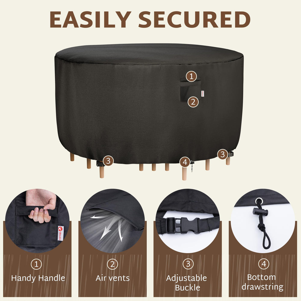 iBirdie woven handle and buckle for easy removal and quick installation