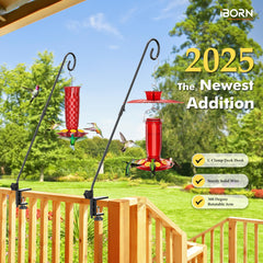 iBorn clamp close-up with stainless gasket protecting deck finish and preventing scratches