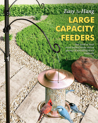 iBorn hook holding hummingbird feeder for easy nectar access benefit
