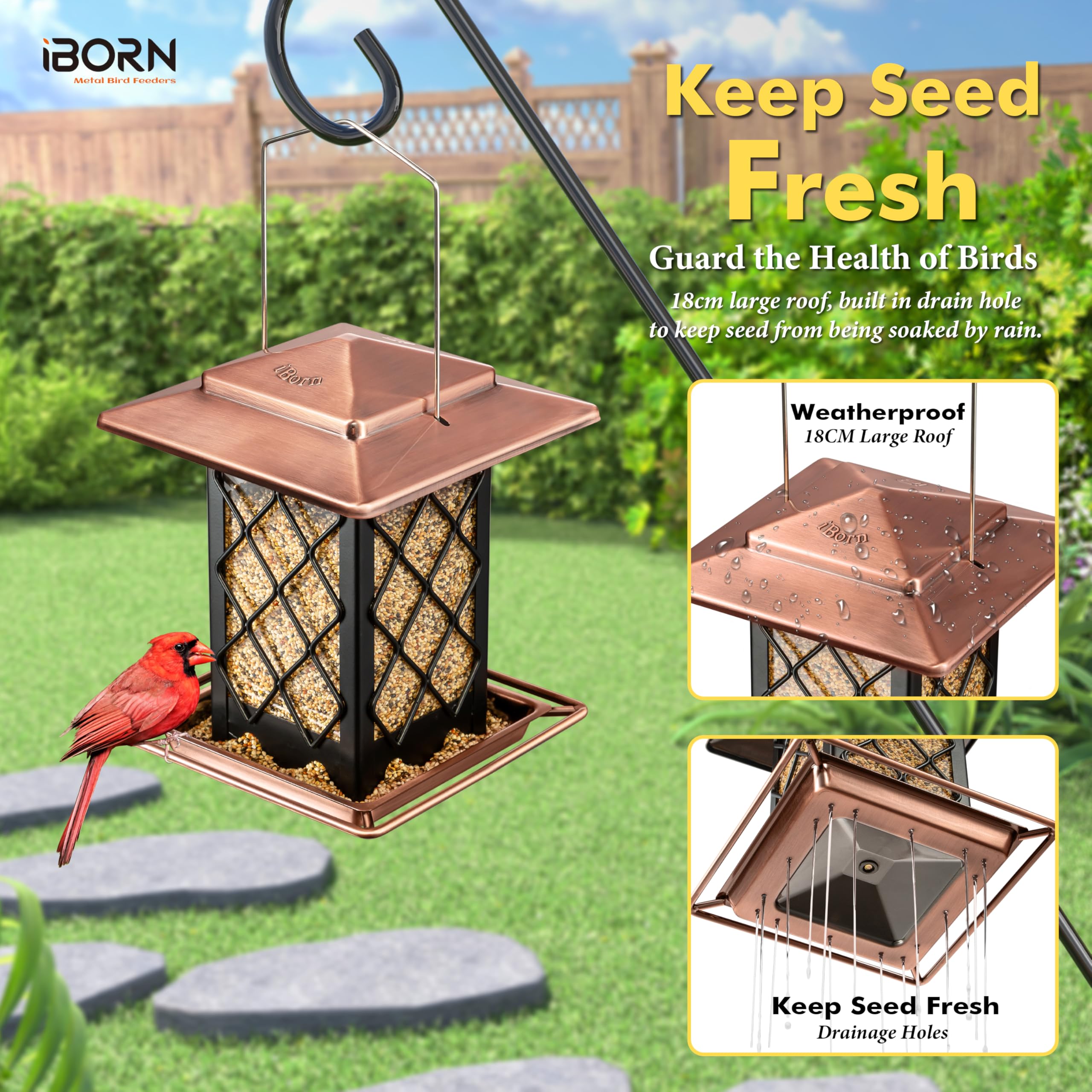 iBorn textured metal shell close-up highlighting durable construction against damage