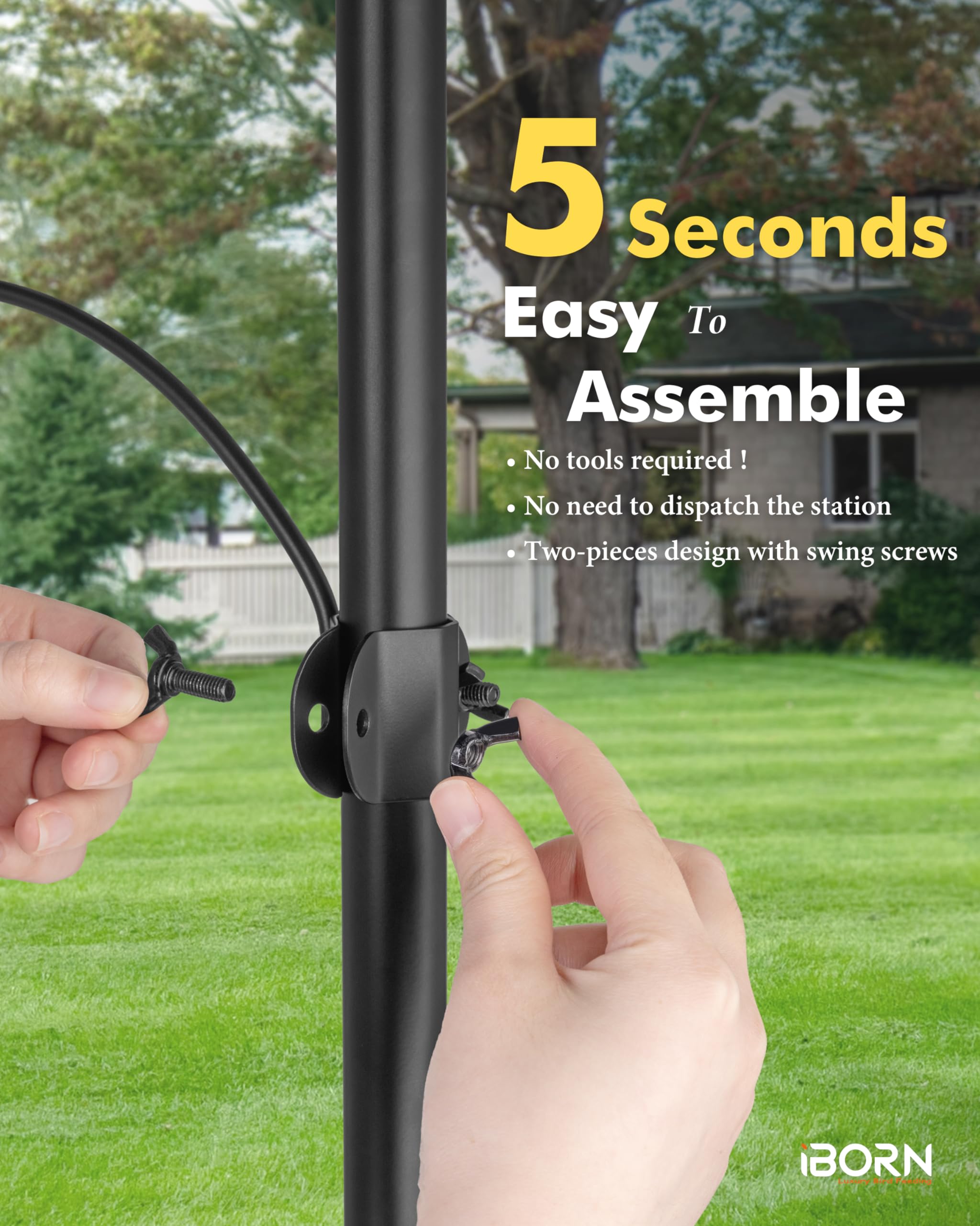 iBorn hook beside ruler showing 12.2-inch reach for predator protection benefit