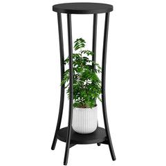 IBUYKE front view of plant stand showing modern silhouette and space saving