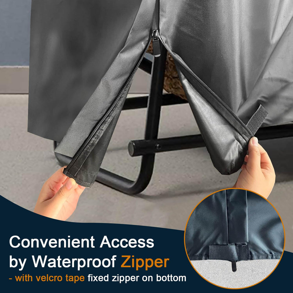 IC ICLOVER double-through zipper with rain flap preventing seam seepage