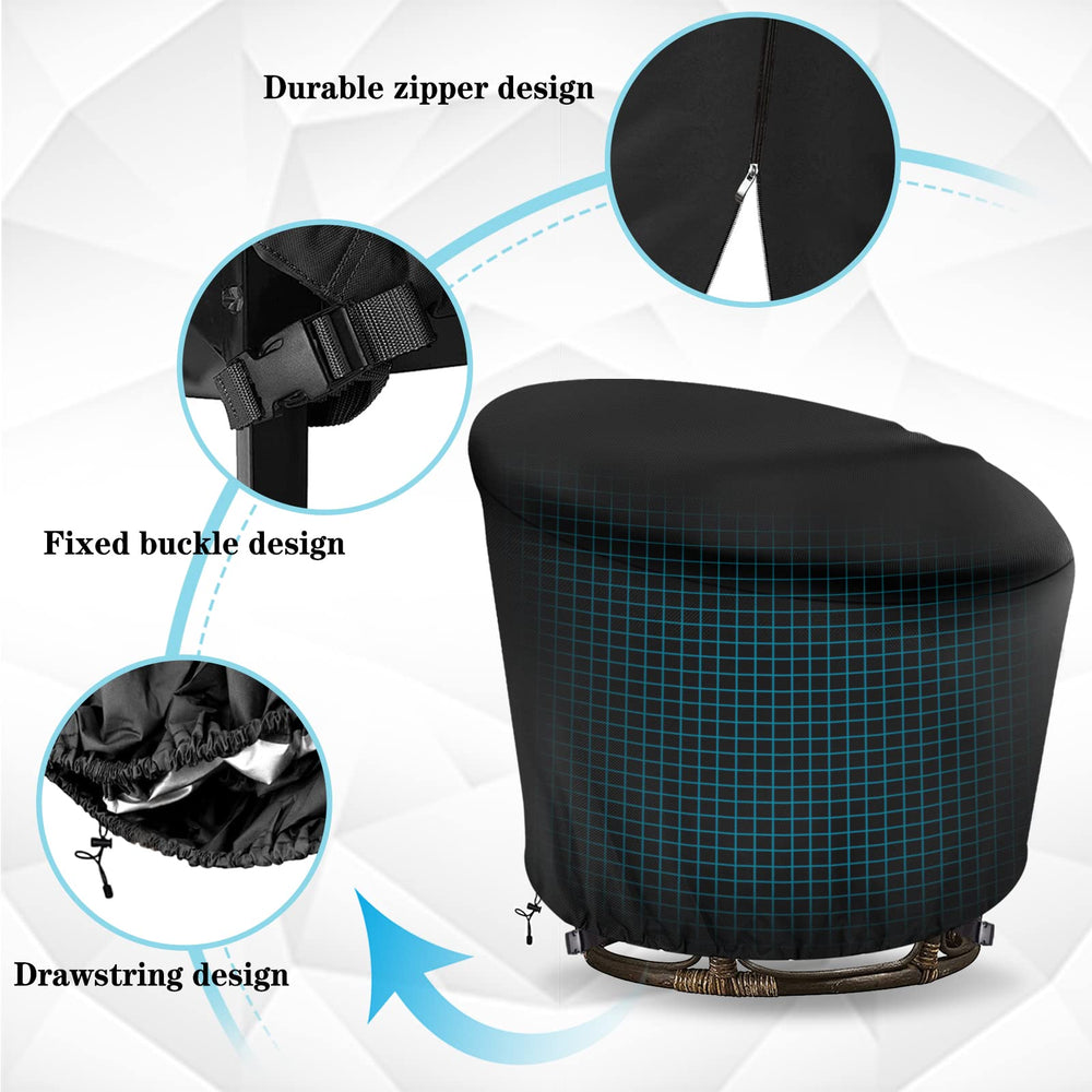Iceberg Elf back zipper access detail for easy on-off convenience