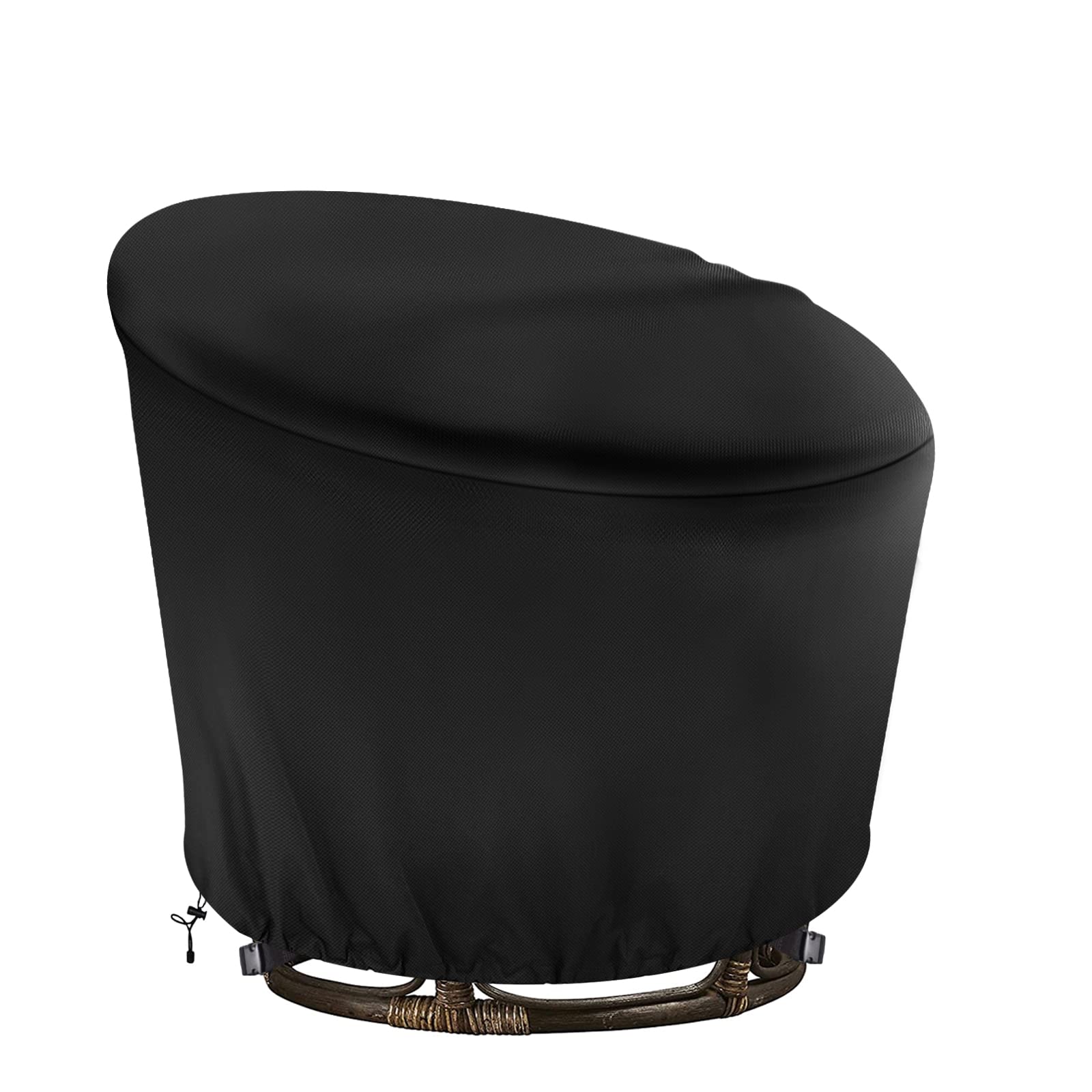 Iceberg Elf front view cover on papasan chair showing full protection benefit