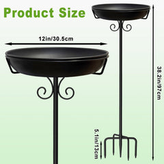 iCHKED 5-pronged base detail with heavy stakes, improved stability in lawn
