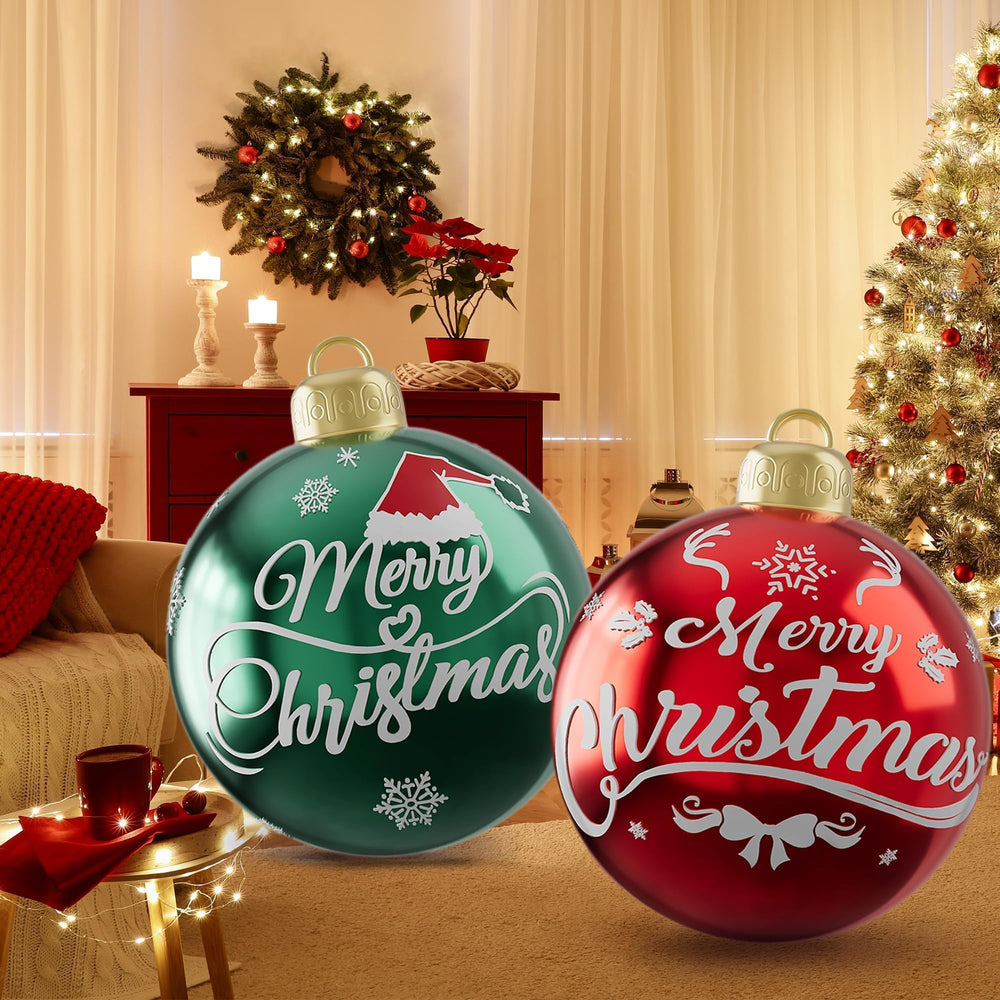 Icilar folded deflated ornament packed flat showing compact storage benefit