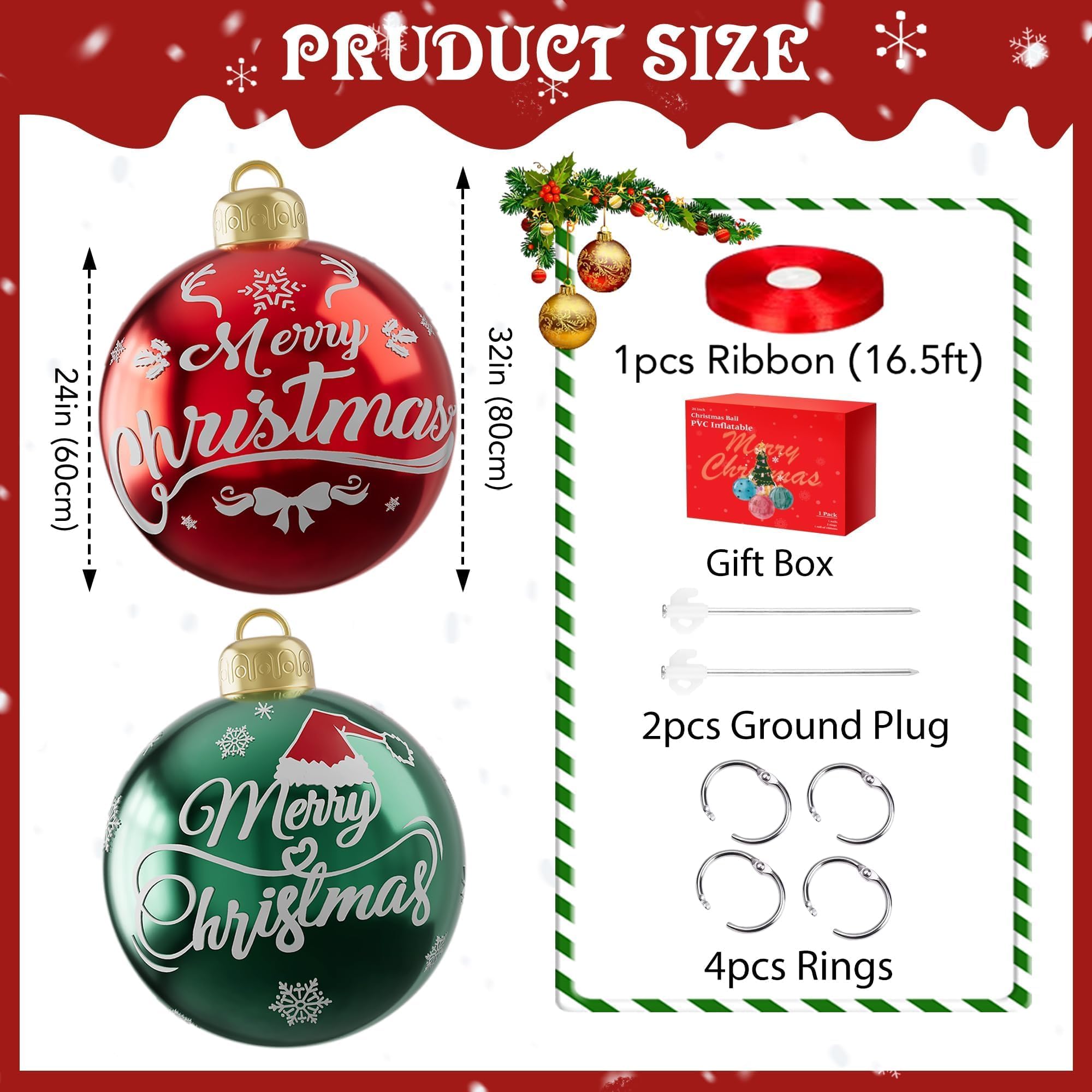 Icilar ornament hanging from porch ribbon showing easy-display benefit