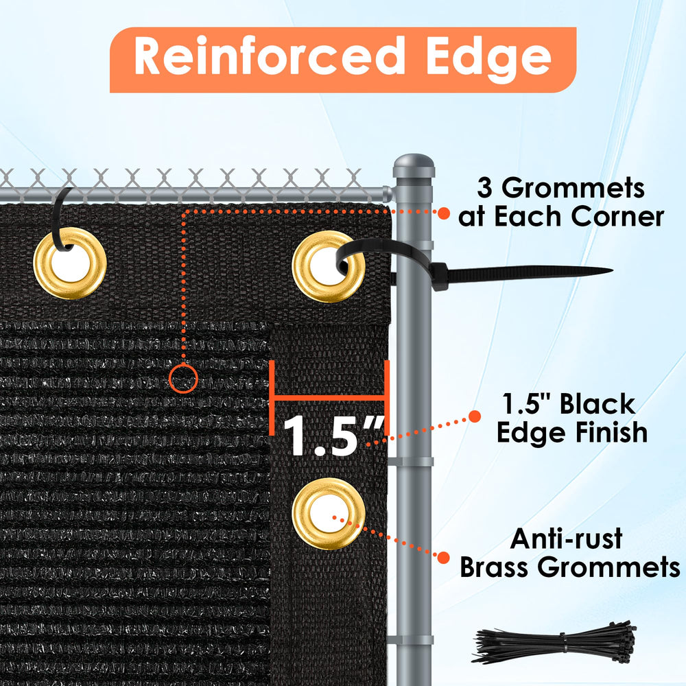 i COVER included zip ties and hardware for quick secure installation