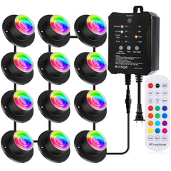 iCreating pond lights front packaging showing full kit and benefits