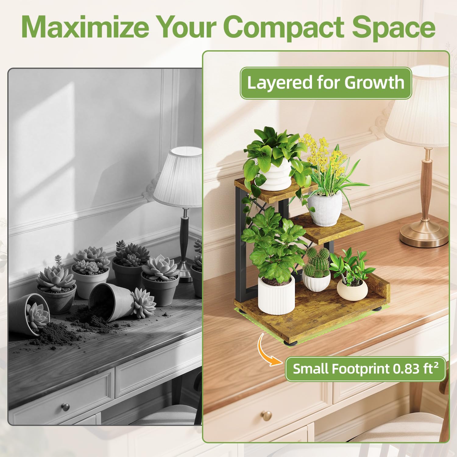 iDavosic.ly adjustable feet detail protecting desk and improving balance