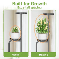 iDavosic.ly adjustable foot pads shown protecting floor and leveling stand