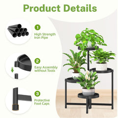 iDavosic.ly stand folded flat for compact storage and easy transport benefit