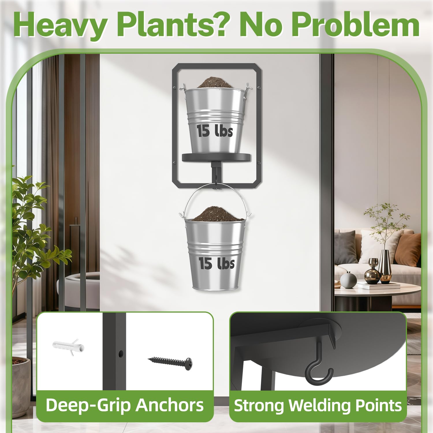 iDavosic.ly grow light attached above frame illuminating plants for improved indoor growth