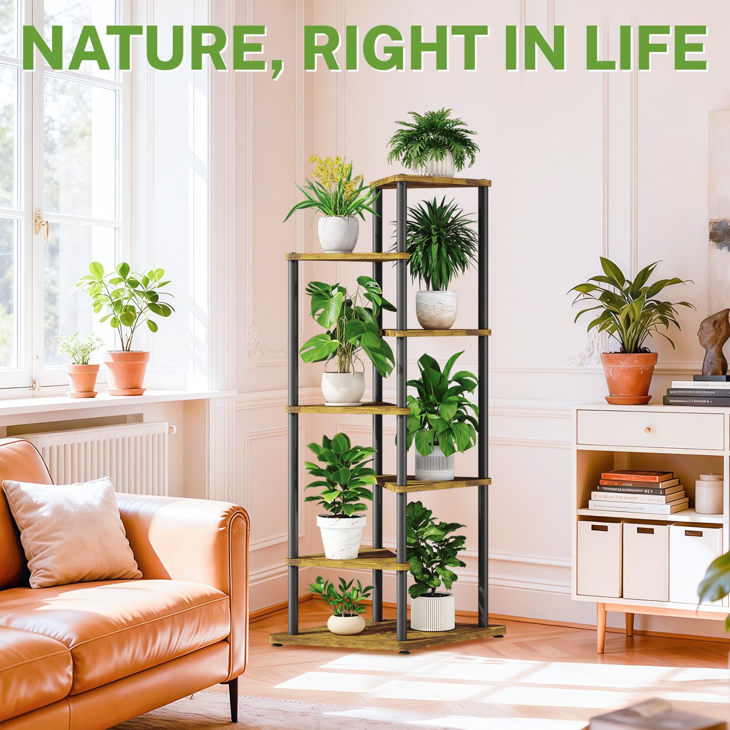 iDavosic.ly lifestyle corner display showing space-saving styling benefit