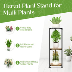 iDavosic.ly stand in living room displaying multiple plants for stylish décor
