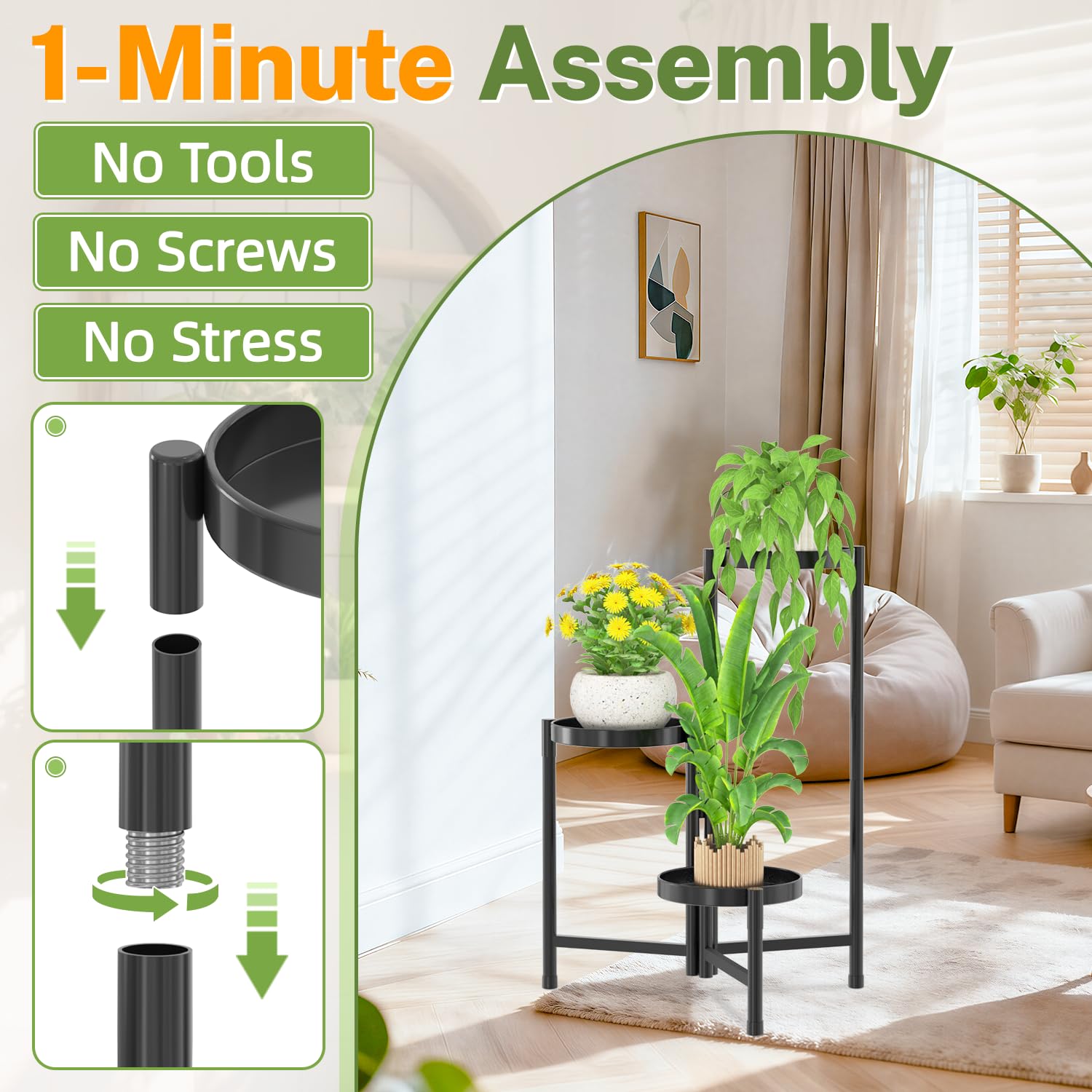 iDavosic.ly side corner placement demonstrating space-saving advantage