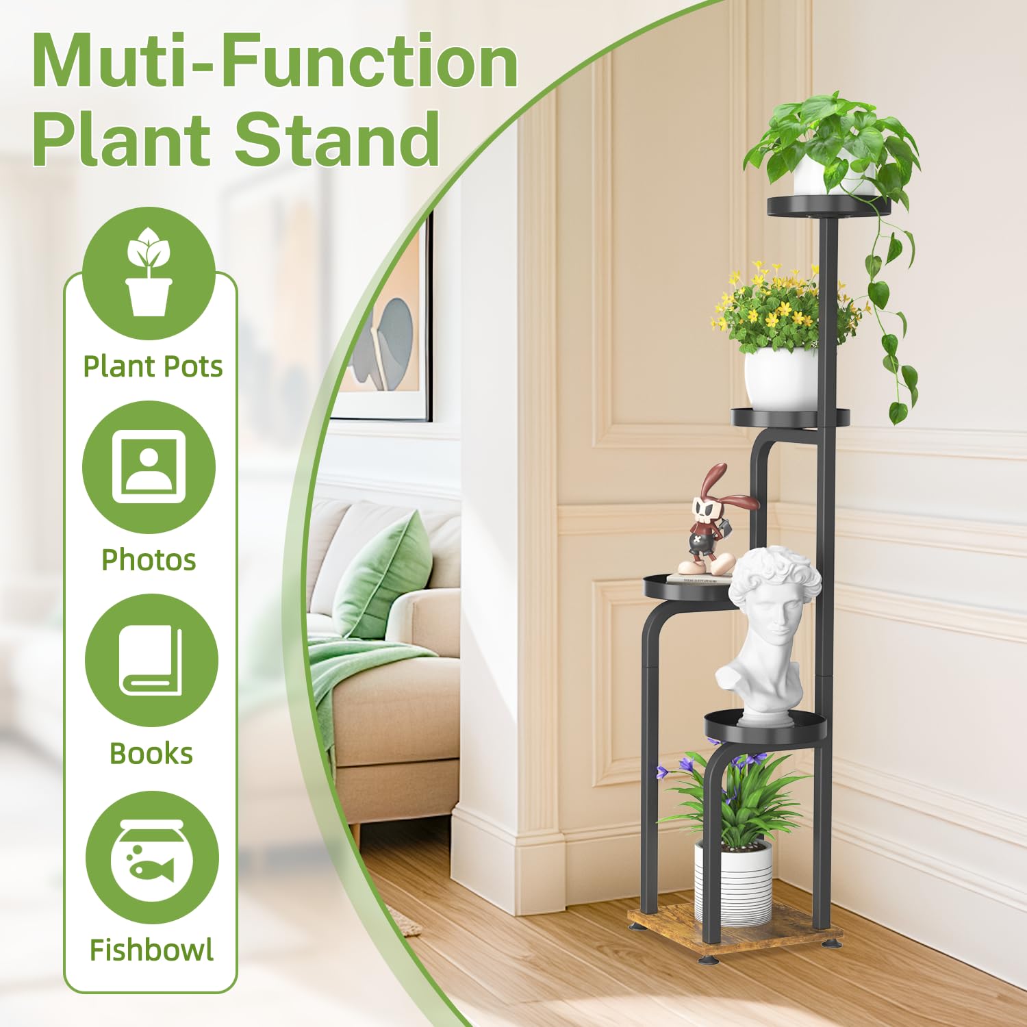iDavosic.ly height comparison next to a potted plant demonstrating scale