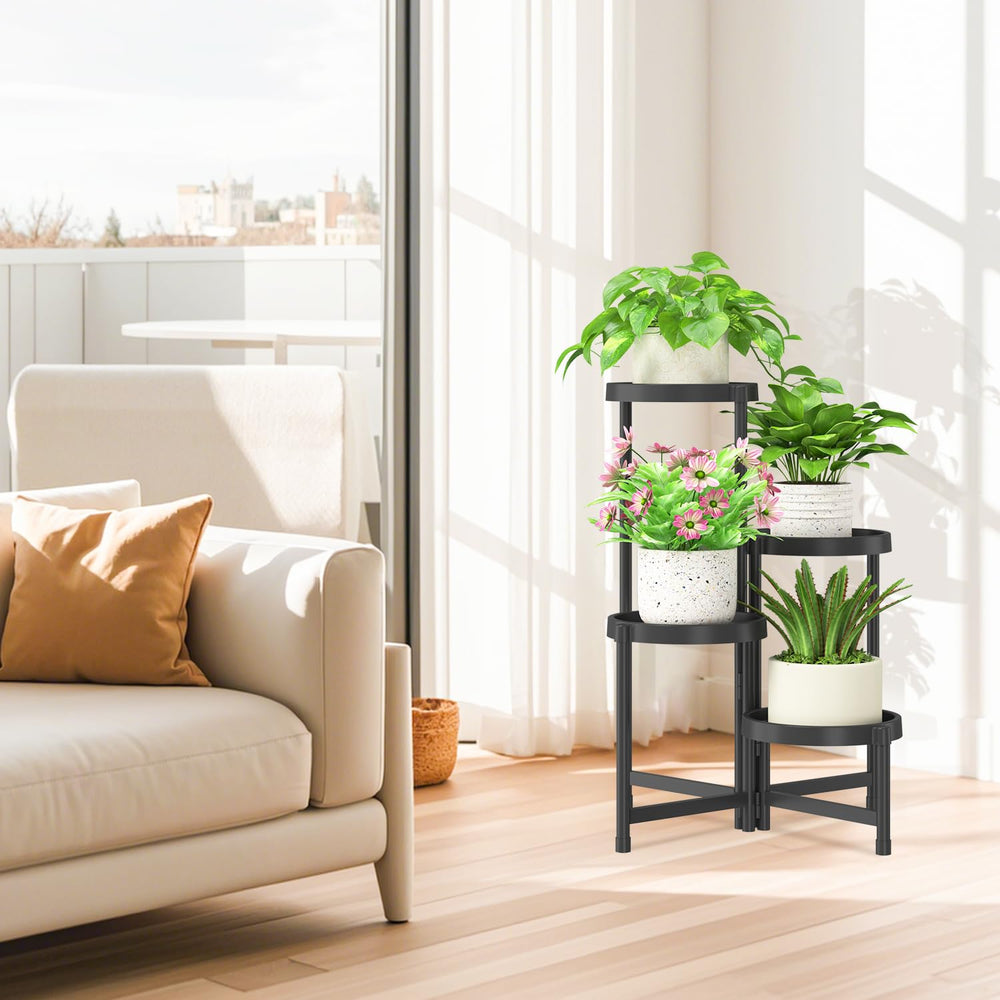 iDavosic.ly staggered spiral tiers highlighting improved light access to plants
