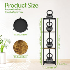 iDavosic.ly close-up of 11-inch tray texture and rim for secure pots