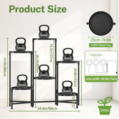 iDavosic.ly tray detail showing 9.8-inch round tray for larger pots