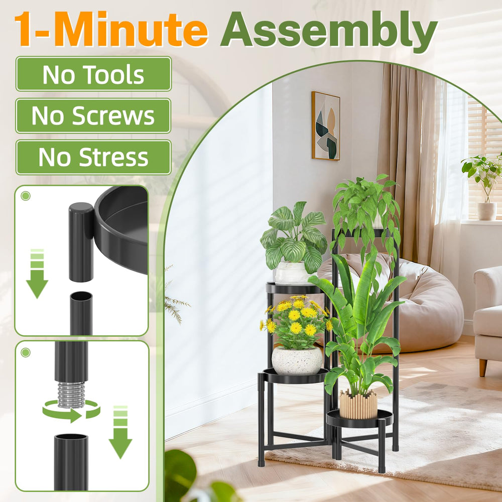iDavosic.ly close-up of seamless 7.9-inch tray rim protecting plants and containing spills
