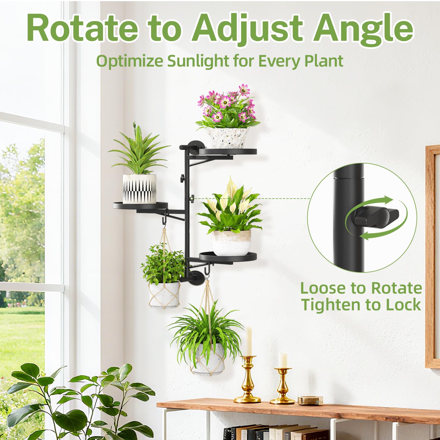 iDavosic.ly side profile showing adjustable rotation angles for better light distribution