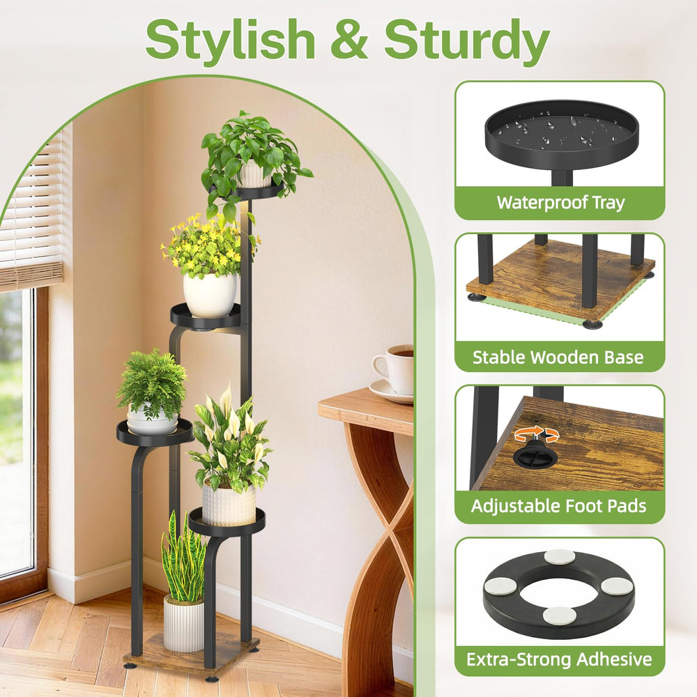 iDavosic.ly adjustable foot pad protecting floor while leveling the stand