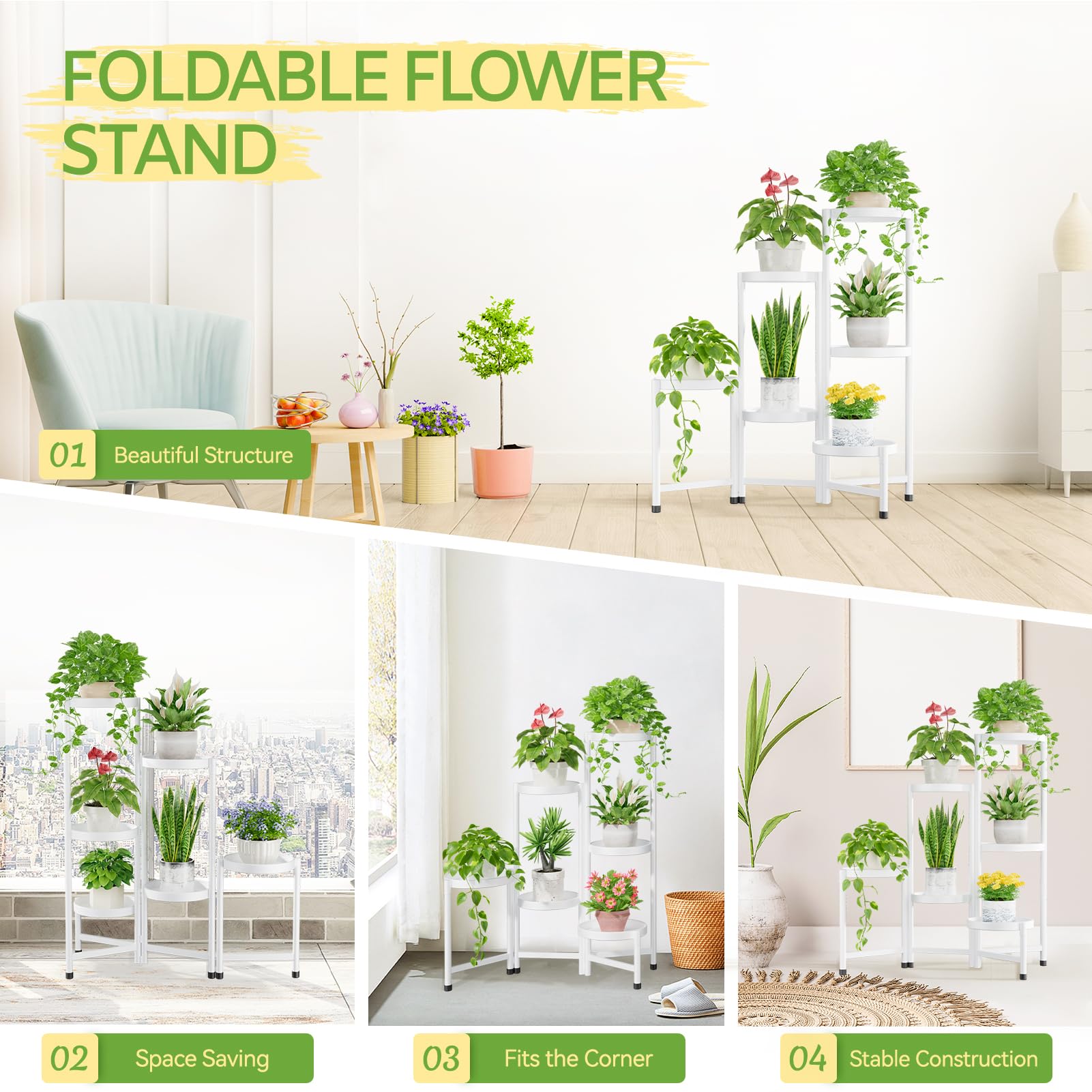 iDavosic.ly folded stand compact for storage saving space when unused