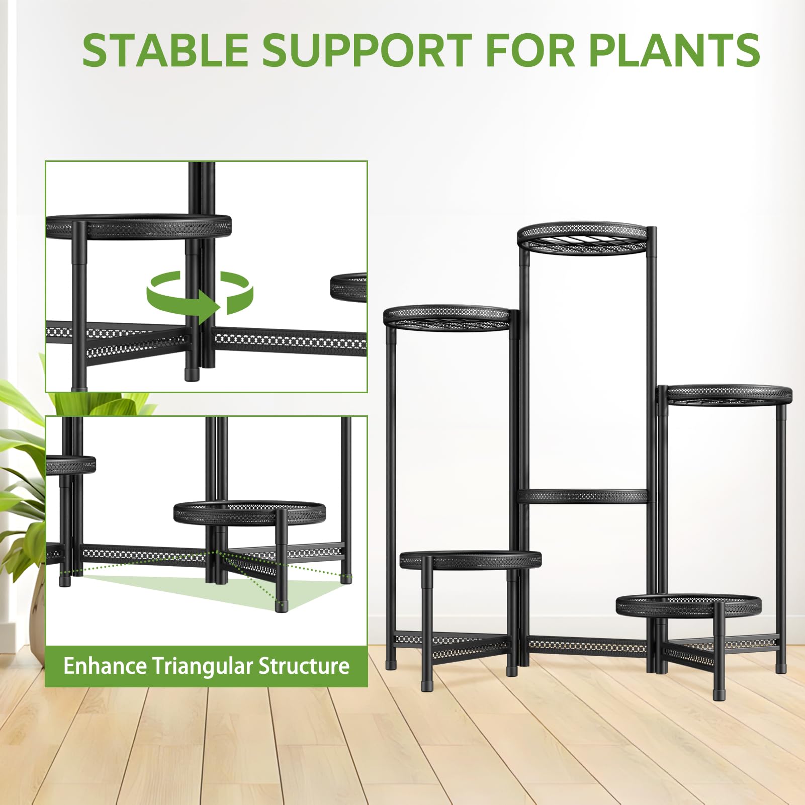 iDavosic.ly folded stand profile for compact storage and easy seasonal stowaway