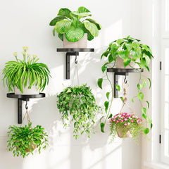 iDavosic.ly front view wall hanger showing modern black finish and strong support