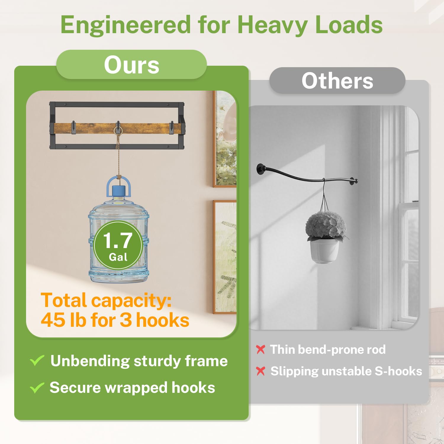 iDavosic.ly ceiling-mounted hanger over a window saving floor space