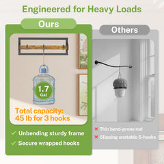 iDavosic.ly ceiling-mounted hanger over a window saving floor space