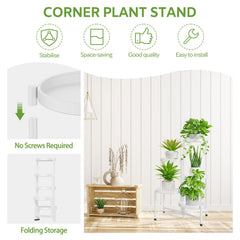 iDavosic.ly plant stand staged on balcony demonstrating outdoor-ready display and style