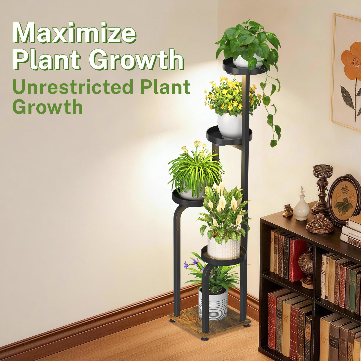 iDavosic.ly beside chair to demonstrate 46-inch height and scale