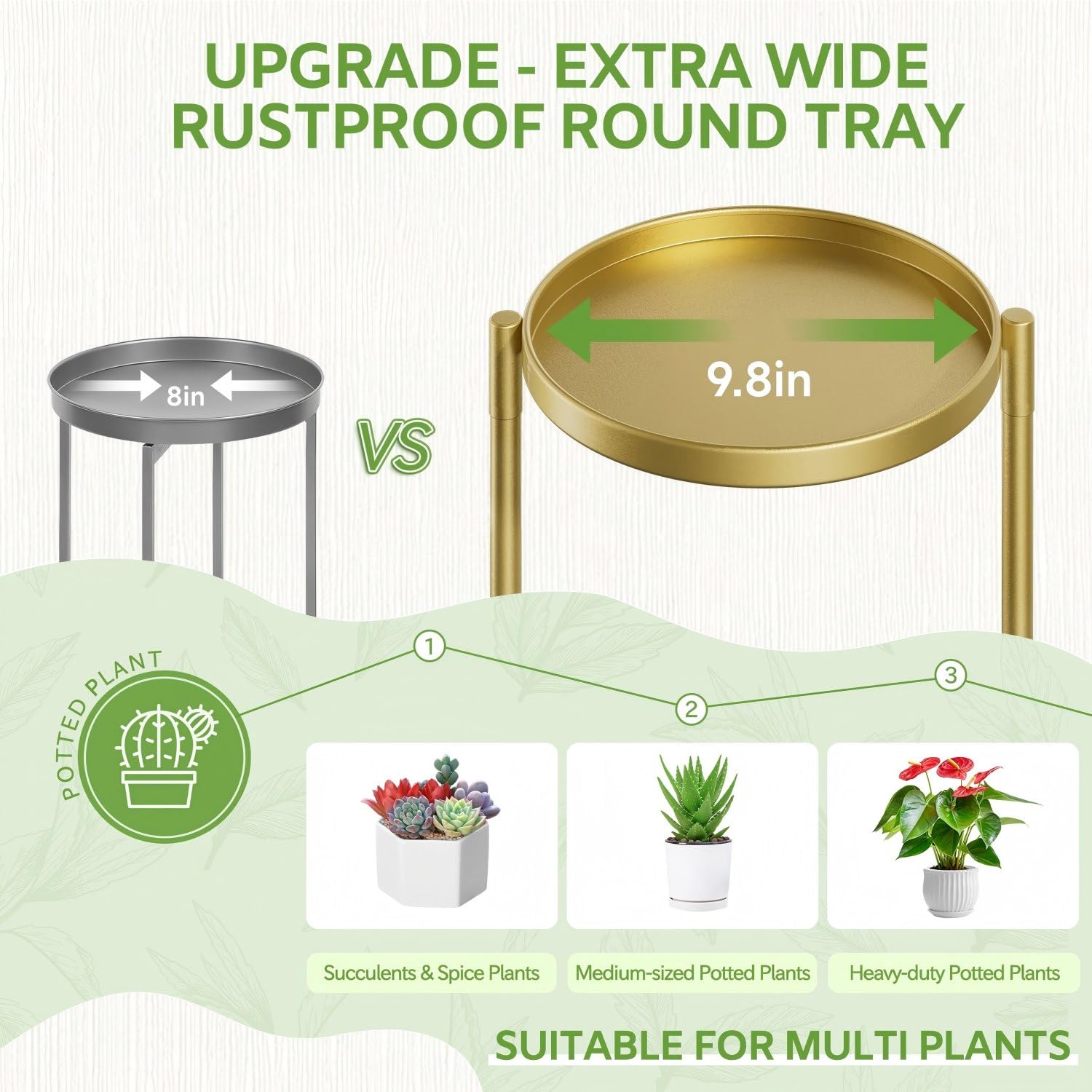 iDavosic.ly soporte en sala con plantas, organiza decoración interior eficazmente
