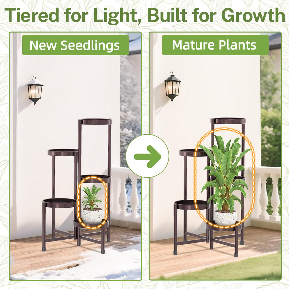 iDavosic.ly soporte con plantas en sala, aporta estilo y organización interior